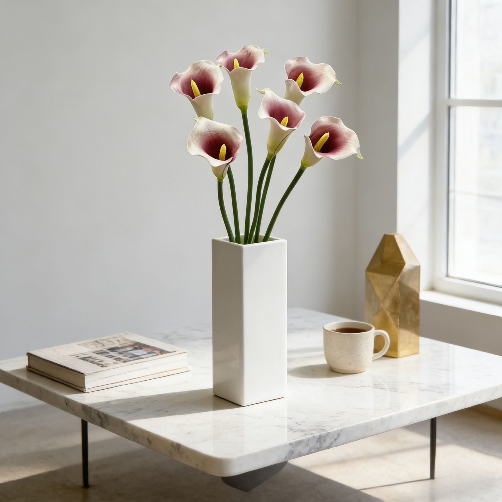 Supply For Florist - Flor Artificial de Lírio Calla Crescente