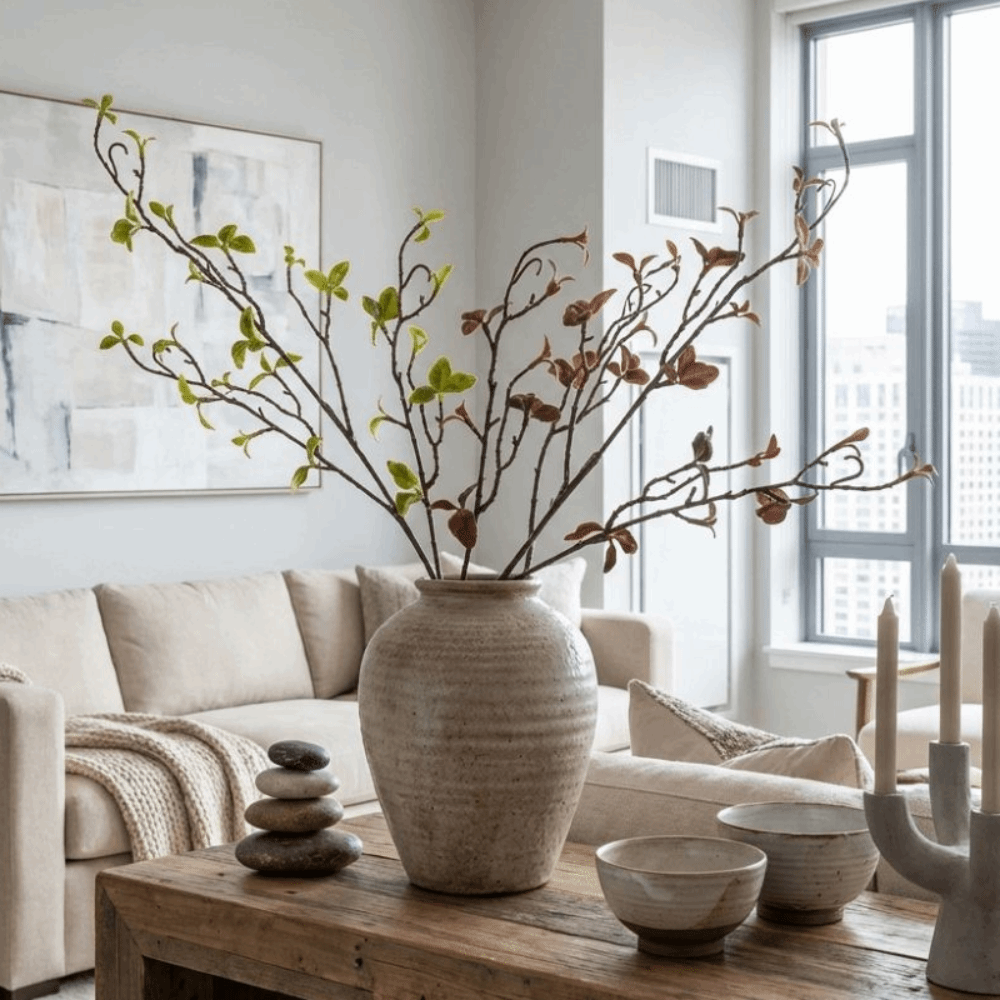 Branch Curly Willow - Galho Artificial de Salgueiro com Toque