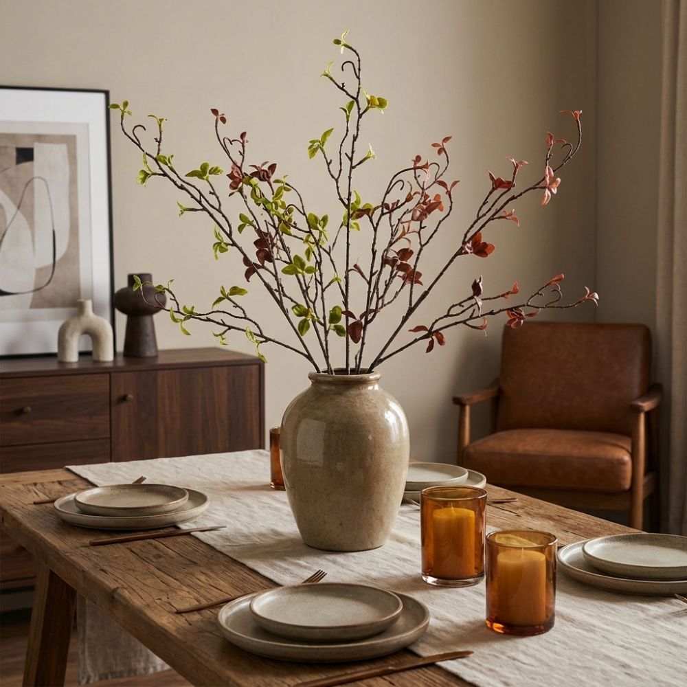 Branch Curly Willow - Galho de Salgueiro Artificial Real Touch,