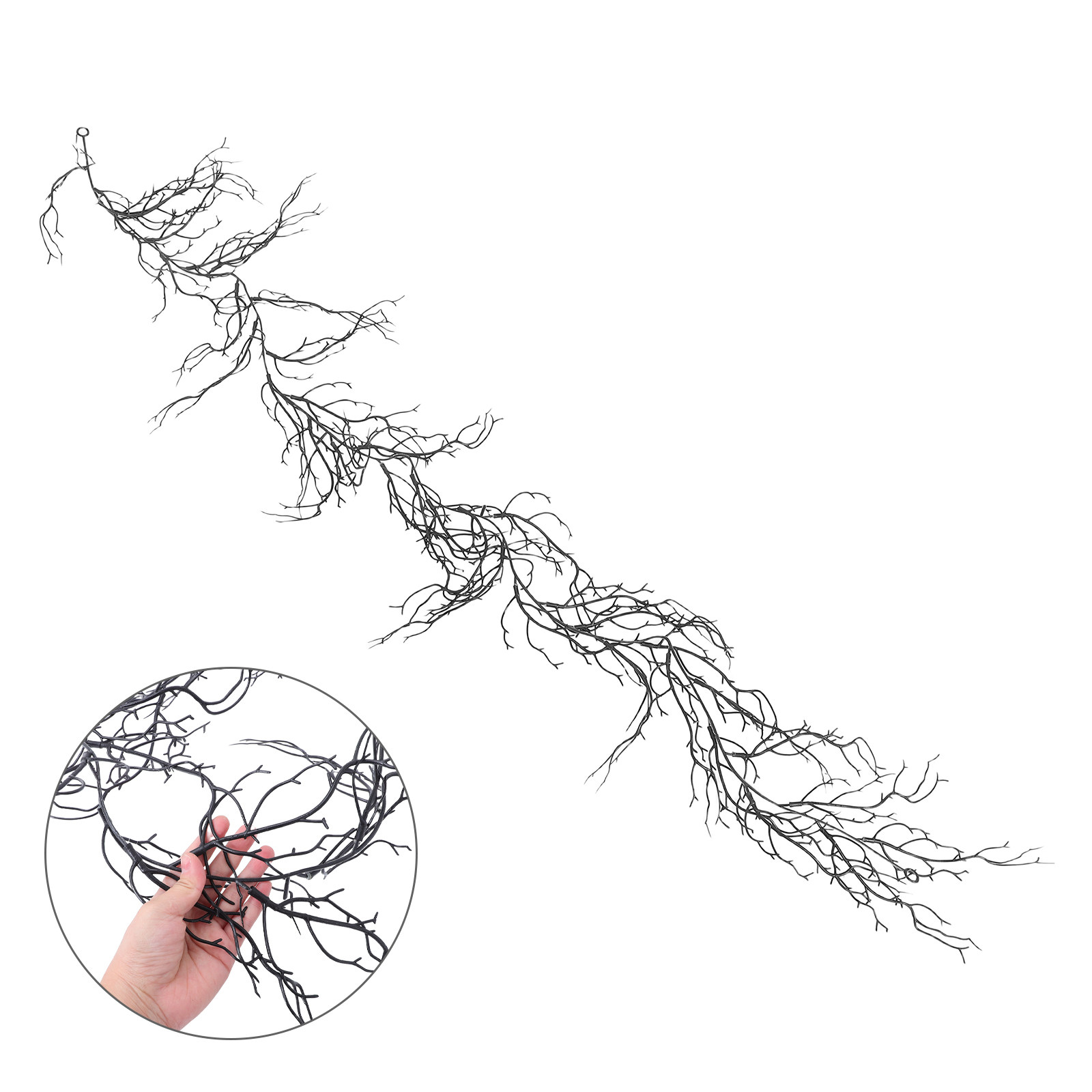 Galho Decorativo Preto de Salg - Branch Curly Willow avaliação e preço