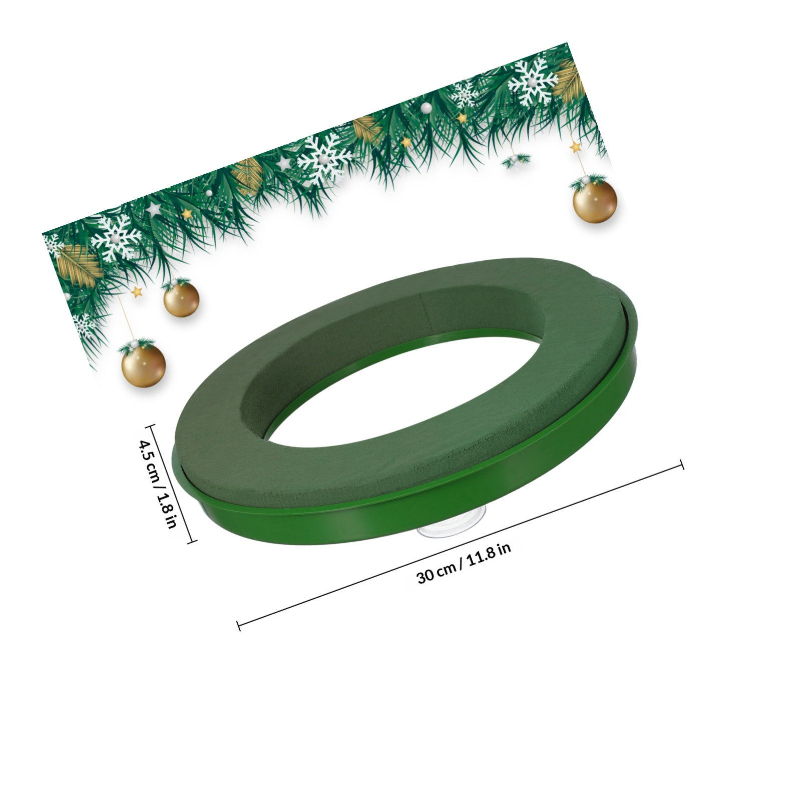 Anel de Espuma Floral Pequeno  - Supply For Florist avaliação e preço