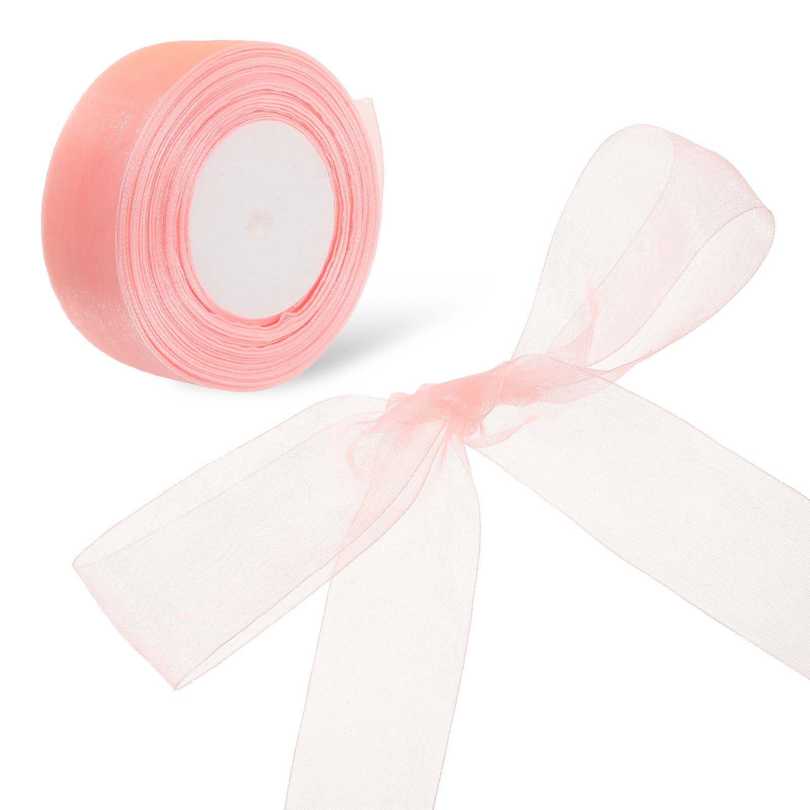 3 Rolos de Fita de Organza Tra - Ribbon Organza Roll avaliação e preço